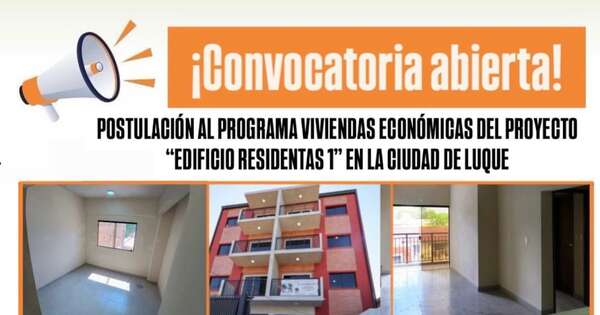 Diario HOY | Los requisitos para postularse a 12 departamentos en Luque