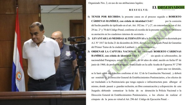 Ordenan captura de exintendente de Lambaré por perjuicio patrimonial de más de G 859 millones
