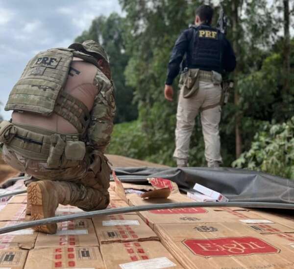 Decomisan en Brasil tractocamión cargado con miles de cigarrillos fabricados por Tabesa - ABC en el Este - ABC Color
