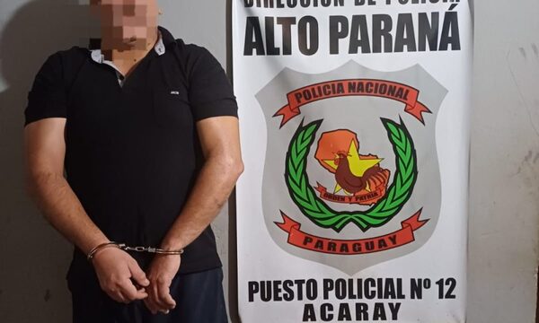 Detienen a hombre por realizar disparos al aire
