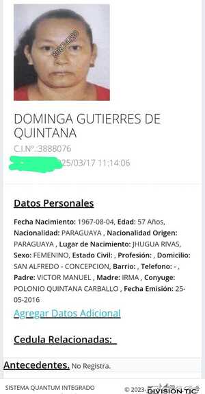 Supuesto feminicidio en Yby Yaú: mujer es apuñalada y su esposo está prófugo