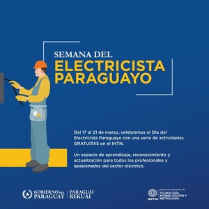 INTN organiza Semana del Electricista Paraguayo para capacitación y actualización del sector - .::Agencia IP::.