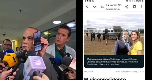 La Nación / Núñez refuta “lógica” de Abc: familia Zuccolillo prestaba un avión al gobierno de Abdo