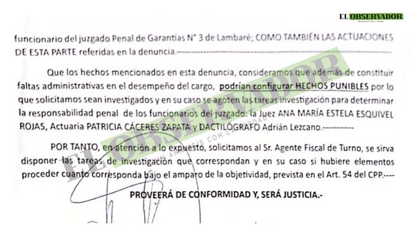 Denuncian a jueza y actuaria por cobro irregular de honorarios y producción de documentos no auténticos