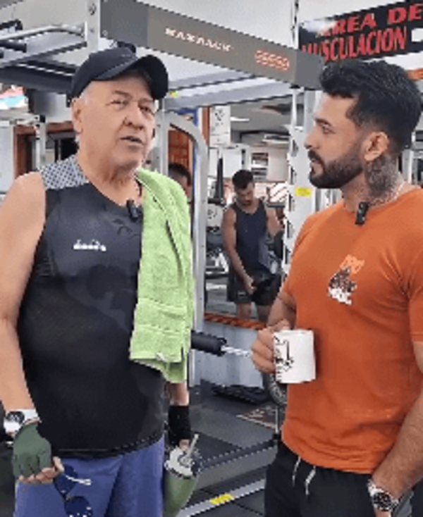 Óscar Acosta ahora quiere ser pesoca y volvió al gym