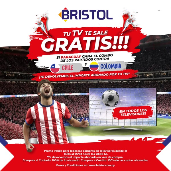 ¡Vuelve “Tu TV sale Gratis” con Bristol! | Locales | 5Días