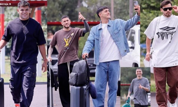 ¡Alta facha! Se impone la moda “oversize” entre los jugadores albirrojos