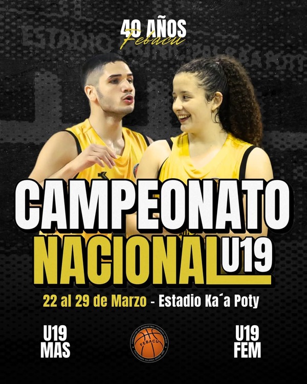 Básquetbol: Todo listo para los Nacionales U19