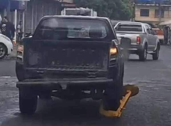 Así terminó la historia del joven que circuló en camioneta con cepo en San Lorenzo - Nacionales - ABC Color