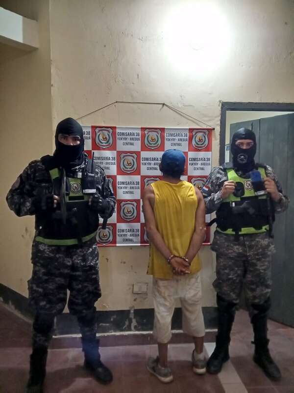 Luque: Aprehenden a hombre por presunto hurto en una obra en construcción - Policiales - ABC Color