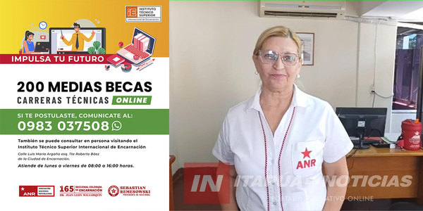 SECCIONAL COLORADA DE ENCARNACIÓN SIGUE APOSTANDO POR LA EDUCACIÓN CON NUEVAS BECAS