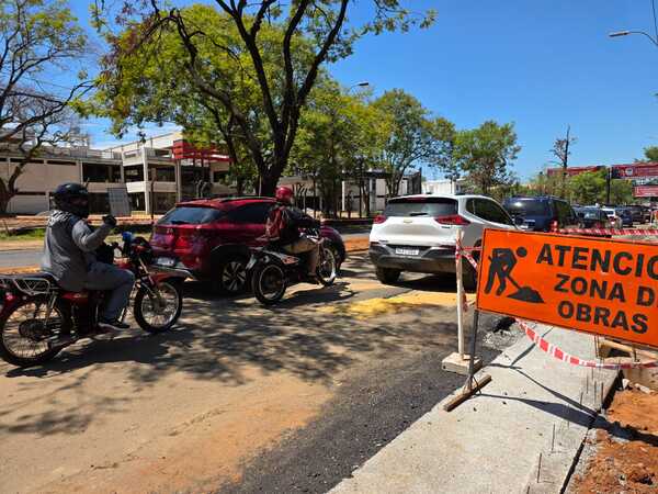 Lomadas en zona de obras sobre Mariscal López serán provisorias, aclaran - Unicanal