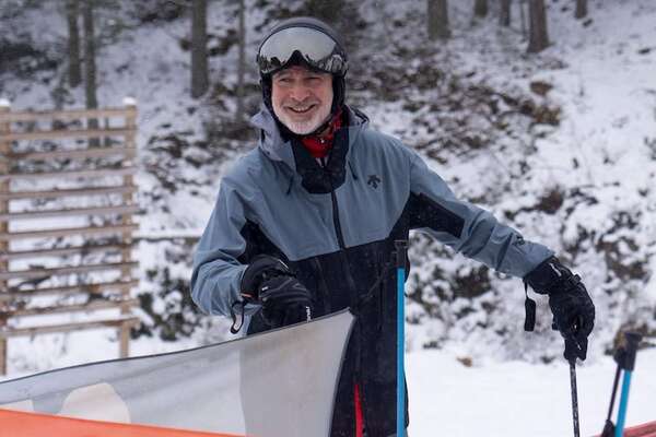 El rey Felipe se dio una escapada para esquiar en la nieve - Gente - ABC Color