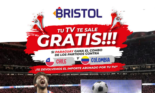 ¡Tu tele te va salir gratis con Bristol kape!