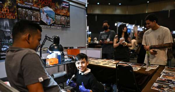 La Nación / Asombra en Tailandia un tatuador de solo 9 años