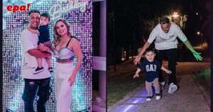 ¡Mini crack en acción! Bastian entrena con papi Blas Riveros y derrite corazones