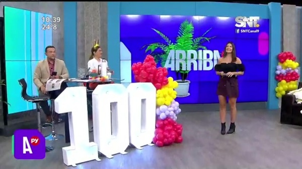 ArribaPY celebró sus 100 programas junto a Giuliana Tewes - SNT