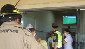 Posible fuga de químico en el Hospital de Mariano Roque Alonso - Noticiero Paraguay