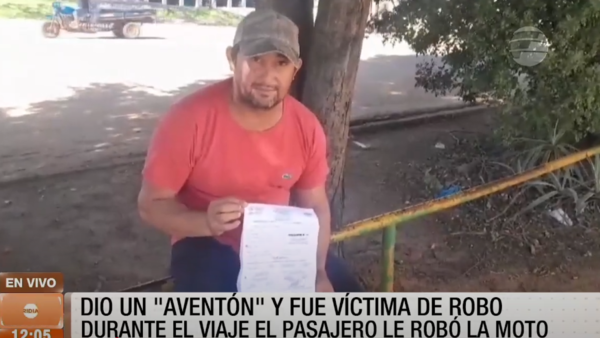 Dio un ''aventón'' y fue víctima de robo