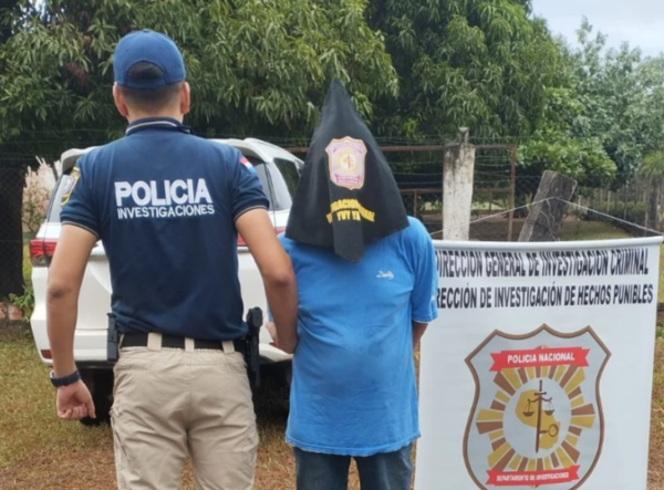 Feminicidio en Yby Yaú: Policía captura al presunto autor del crimen