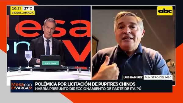 “¿Nosotros por qué entraríamos en eso?”: MEC se desmarca de polémica licitación de pupitres - Mesa de Periodistas - ABC Color