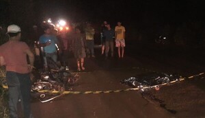Impruedencia total: Iban entre cuatro en un biciclo, una murió