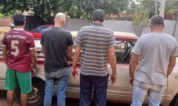El robo de 50 bolsas de cal que acabó con 4 detenidos en Luque - OviedoPress