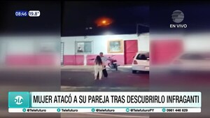 Insólito incidente pasional: Mujer atacó a su pareja tras descubrirlo infraganti en un motel