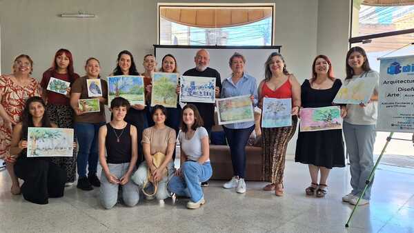 Segunda jornada de acuarelismo, arte y creatividad en La Tribuna