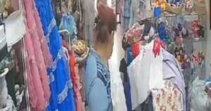 Diario HOY | VIDEO| ‘Popinda’ no quería bailar, sino robar y se llevó millonario monto de comerciante