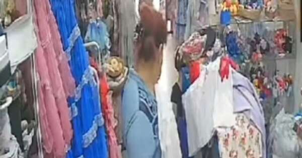 Diario HOY | VIDEO| ‘Popinda’ no quería bailar, sino robar y se llevó millonario monto de comerciante