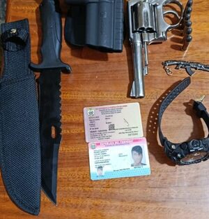 Capturan a joven que portaba arma de fuego sin autorización