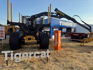 Grupo TIMBO realizó el lanzamiento de Tigercat, el gigante de las maquinarias forestales