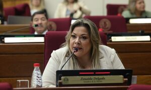 Zenaida ofrece curso de maquillaje en el Senado y Celeste la trata de “cachivache”