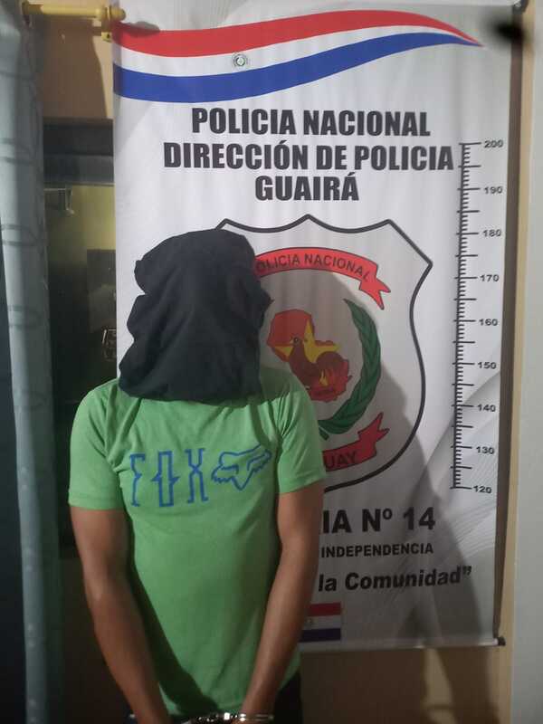Choque de motocicletas, y una detención  informó la policía en Guairá