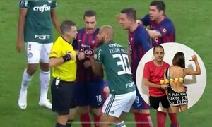 Ex árbitro Delfino hizo una foto de “humorada” con su hija y se le armó el escándalo