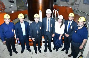 Nuncio apostólico visitó Itaipú y resaltó acciones que benefician a Paraguay y Brasil | DIARIO PRIMERA PLANA