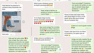 Quiso devolver sus botas porque a su novio no le gustaron y la vendedora le escrachó