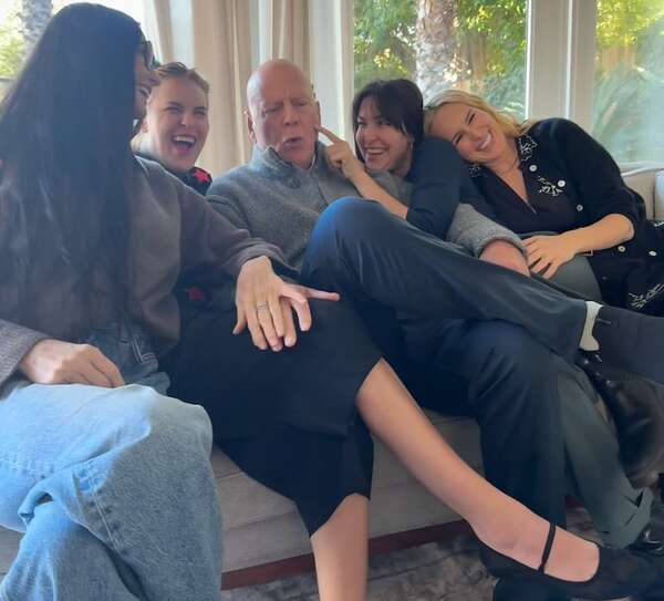 ¡Bruce Willis celebró sus 70 años rodeado de las mujeres de su vida! - Gente - ABC Color