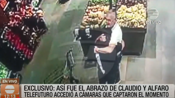 [Exclusivo] - Así fue el abrazo de Claudio y Gustavo Alfaro