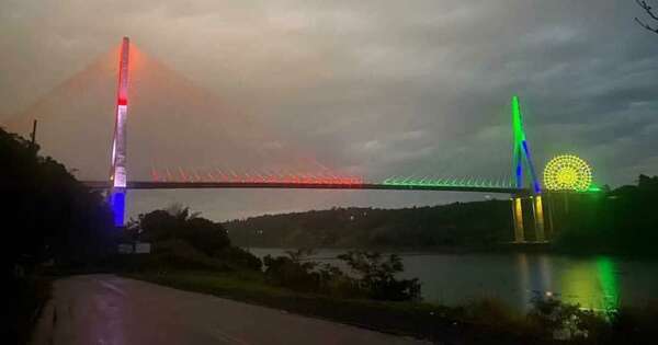 Diario HOY | Puente de la Integración: modernizan sistema de iluminación