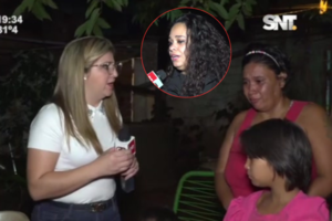 Mujer brutalmente golpeada por su vecino frente a sus hijos - SNT
