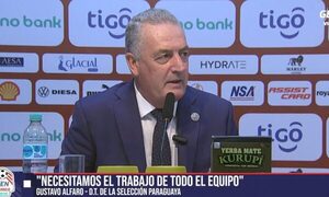 Gustavo Alfaro, muy emocionado: “Paraguay es para mí un desafío de vida”