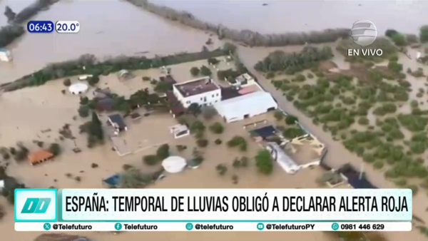 Alerta roja y graves consecuencias por intensas lluvias en España