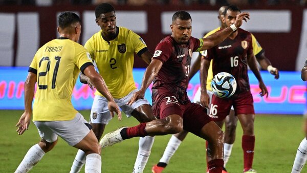 Ecuador y Venezuela se cruzan en rachas opuestas
