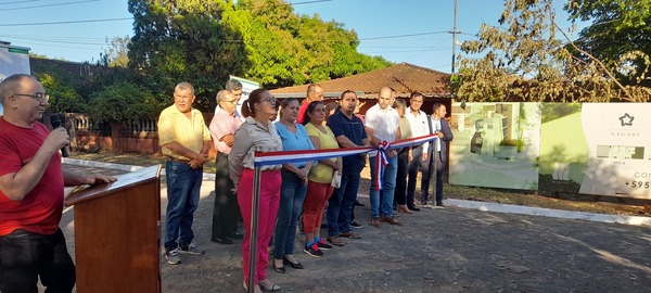 Inauguran obras de empedrado en el Barrio San Juan de Cambyretá