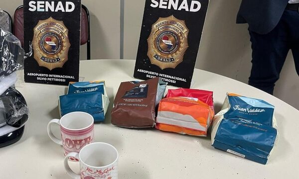 Narco encomiendas: SENAD detectó cocaína en paquetes de café