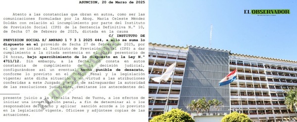 Solicitan investigación fiscal por indicios de desacato del IPS a provisión de dispositivo cardíaco