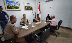 Autoridades del Alto Paraná y Policía Militar de Brasil fortalecen cooperación