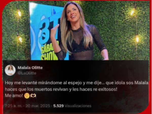 Malala Olitte en medio de una polémica con Jessica Torres y su nuera Vane Nicole